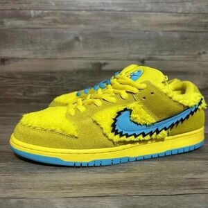Grateful Dead x Nike SB Dunk Low Yellow Bear | US 9 | Like New